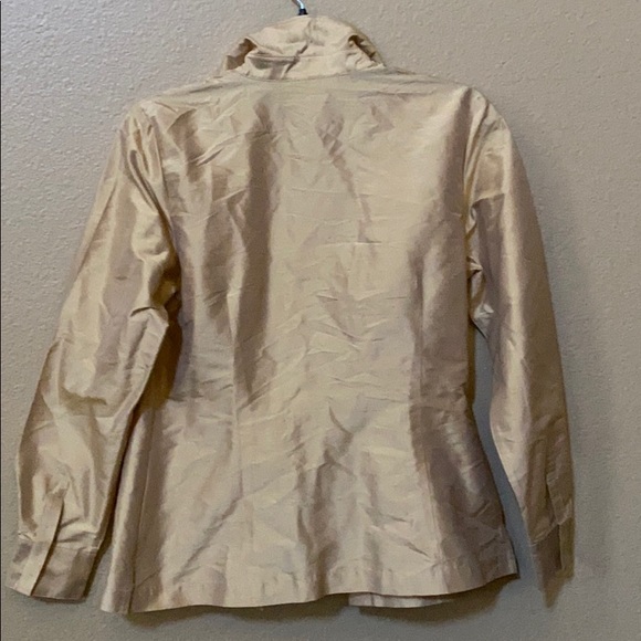 100% silk Alfani petite,  light blazer size 8 - Picture 3 of 3